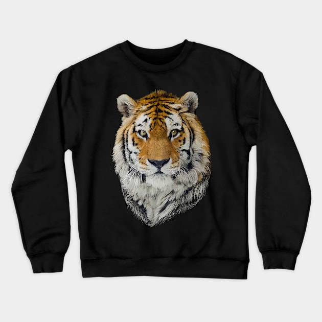 Tiger Crewneck Sweatshirt by sibosssr